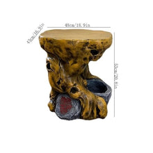 M3b6G8p1 bonsai pot stand Imitation Wooden Base Resin Plant Stand