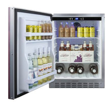 Summit 24” Refrigerator, Built-in, Outdoor Refrigerator, 4.2 cu.ft. Capacity, ADA Compliant, Stainless Steel Cabinet, Panel Ready Door*- AL55OSCSSIFLHD (Panels Not Included) (Left Handed Door Swing)