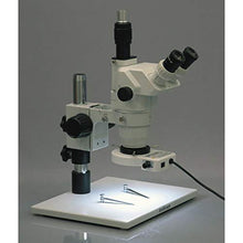 AmScope ZM-1TZ Trinocular Stereo Zoom Microscope White
