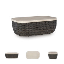 Signature Design by Ashley Kimora Patio Outdoor Wicker Coffee Table, 50"