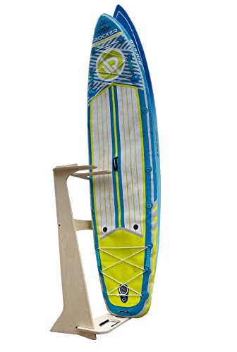 Pro Board Racks Pacifica XL Freestanding Floor Display Rack for Paddle Boards (3 Slot) Birch