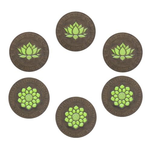 ZLyXZQG Outdoor Stepping Stones,Stepping Stones for Garden,Paver Stones,Garden Stepping Stones Outdoor,Round Stepping Stones Decorative Garden Stones，Luminous Stepping Garden Stones