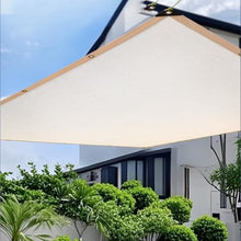 HYDBCNA White Shade Cloth for Garden, Mesh Tarp with Grommets 85% Sunblock
