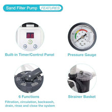 Intex 26647EG Krystal Clear 2800 GPH Sand Filter Pump for Above Ground Pools Bundled with OptiFlow 2 Pack Premium Pure Silica Filter Sand, 50 lb Bags