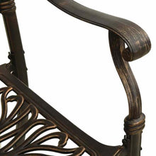 GFRMPORM 5 Piece Cast Aluminum Bistro Set Bronze