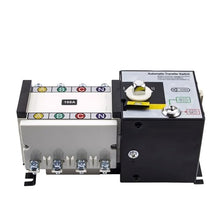 4P 100A 100amp ATS Generator Dual Power Automatic Transfer Switch Circuit Breaker AC220V Single Three Phase 380V