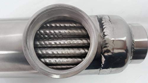 Badger Insulated Pipe 360k BTU Titanium Tube and Shell Heat Exchanger