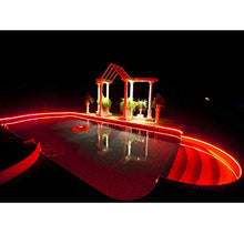IP68 Waterproof 170FT (2X 85FT/Roll) 60LEDs/M 20LEDs/Ft 24V Outdoor 5050 RGB LED Strip Light Kit with RF Remote & WiFi Music Sync Controller for Swimming Pool, Porch, Patio, Rooftop, Dock