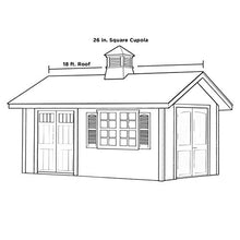 Good Directions Coventry Vinyl Cupola 26" x 35" White