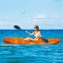 CuisinAid 9.4FT Sit-On-Top Fishing Kayak with Paddles Green Yellow