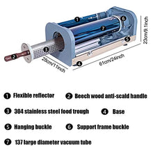 Solar Oven, Portable Parabolic Solar Cooker,Solar BBQ Grill Cooker,Camping Fuel Free Stoves,for Camping or Hiking