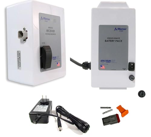 Spectrum V5 Battery Controller Bundle for the Spectrum Freedom, Aspen & Traveler Pool Lifts – Includes Traveler V5 Wired Battery & Control Box, Battery Fuse Cap, Battery Charger, and 2-Pin Connector