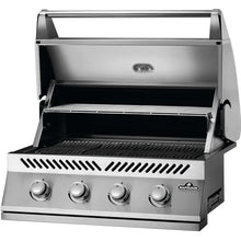 Napoleon Built-In 500 Series 32-Inch Built-In Gas Barbecue Grill Head - BI32NSS - Marine Grade Stainless Steel, Natural Gas, 4 Main Burners, 7.5 mm Stainless Steel Grids, Dual Level Stainless Steel Sear Plates