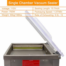 WYDDDARY Heavy Duty Commercial Vacuum Sealer 750W 15.7" Sealing Length