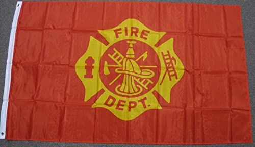 Fishi Outdoor Flag 3x5 Fire Fighter Department Banner - Wholesale Lot of 100