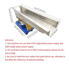 Banfluxion 110V/220V 30W GZV-3 Micro Electromagnetic Vibrating Feeder Material Shaking Feeding Machine 0.06" Amplitude