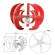 HUIZHITENGDA 3000W Wind Turbine Vertical Axies Wind Generator,110V/220V Small Windmill Free Energy with MPPT Charge Controller Homeuse,12V