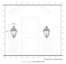 Livex Wentworth 4 Light Outdoor Post Top Lantern 27.5 Inches Tall Natural Brass