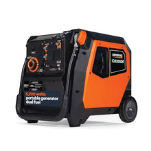 Generac 5,200 Watt Dual-Fuel Portable Inverter Generator, Outdoor Use