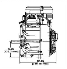 Briggs & Stratton 305447-0588-G1 Vanguard 16 HP 479cc Horizontal Shaft Engine