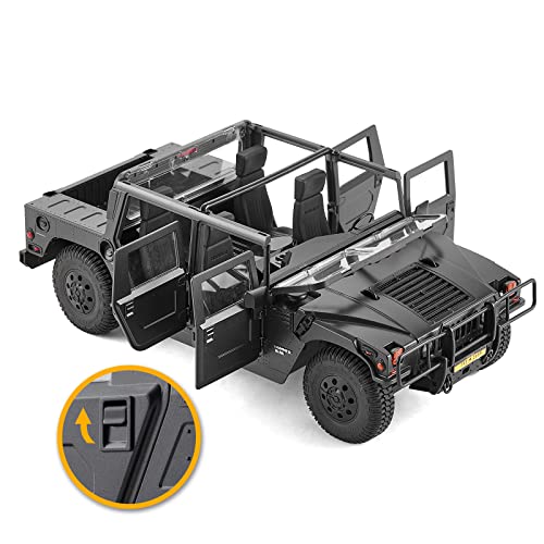 BEEZRC FMS 1:12 Hummer H1 RC Car Black