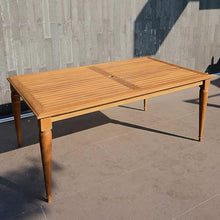 Cambridge Casual Texas Rectangular Dining Table – Solid Teak Wood Patio Table – 72-Inch Durable Weather-Resistant Dining Table for Garden, Deck, or Backyard