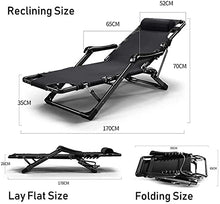 FAFACAI Garden Chairs, Single Folding Bed with Mattress,Garden Padded Recliner Massage Lounge Chair Zero Heavy Duty Oversized Home Foldable Lounge Chair Sun Lounger