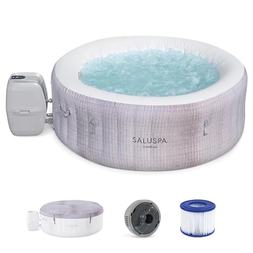 Bestway SaluSpa Cancun Energy-Efficient 2-4 Person Inflatable Hot Tub