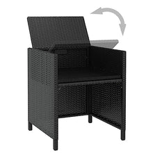 AMBERARD Outdoor Furniture Set Black Furniture Set