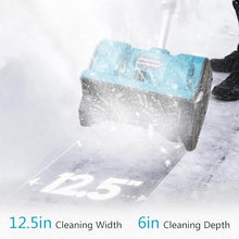 Electric Snow Shovel with Retractable Pole and Adjustable Handle, 12.5 Inch Brushless Snow Blower, Handheld Snow Thrower, Ideal for Driveway and Snow Removal(One Batteries)
