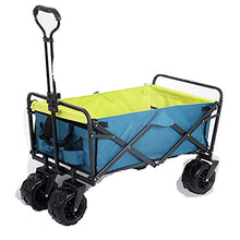 Outdoor Camping Car Foldable Adjustable Handle Trolley Trolley with Storage Bag Suitable for Camping Barbecue and Picnic