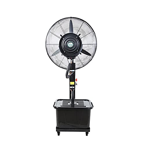 UYTROPLK Oscillating Misting Fan with 3 Cooling Speeds 120°Oscillating Cooling Fan for Residential,Commercial,Restaurant and Industrial Misting Application,Fixed Height-75Cm-380W,Fixed Height,75cm