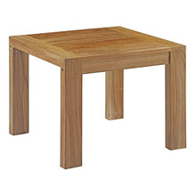 Modway EEI-3113-NAT-WHI-SET 5 Piece Bayport Outdoor Patio Teak Set, Natural White