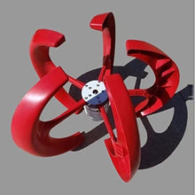 Mdxtog Vertical Wind Turbine Generator 400W, Alternator Windmill Power Motor with Charge Controller for Hybrid Wind Solar System(Red)