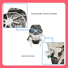 IntXanth Electric Vertical Stainless Steel Net Bag Grass Trimmer & Cutter Bud Trimmer 19" Leaf Trimming Machine Speed 60W 100-240V