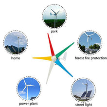 8000W AC Permanent Wind Turbines Generator 12/24/48V W/Controller 5-Nylon Blades Household Power Generator for Solar Streetlight 12v 8000w (48v 6000w)