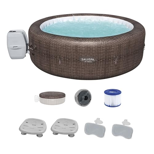 Bestway Coleman St Moritz AirJet Inflatable Hot Tub with EnergySense Cover - 2-Pack SaluSpa Spa Seat