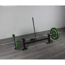 CKIDS Barbell Deadlift Bar Jack Double Grooved - Load/Unload Weight Plates, Olympic Bar for Deadlifts & Weight Training