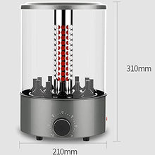 MNSRRN Electric Barbecue Skewer, Household Automatic Rotating Indoor Smokeless Electric Grill, 12 Skewers Automatic Rotating Grill, Timing Control