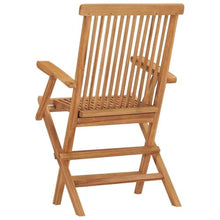 YUOGHRTFE Teak Wood Folding Patio Chairs 6 Pcs Set, Outdoor Garden Dining Chairs Solid Teak Hardwood, Foldable Seating for Patio