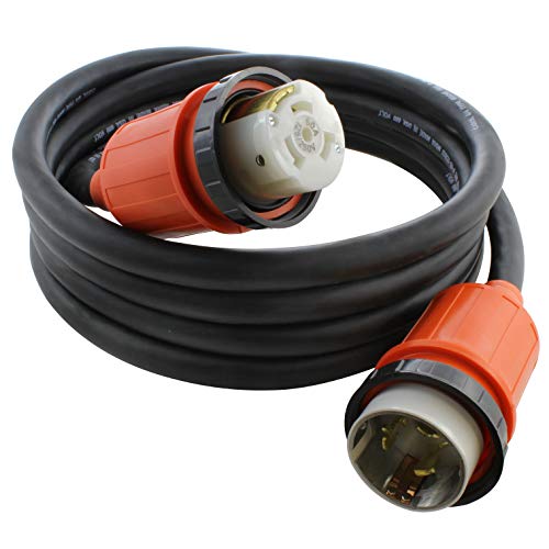 AC WORKS MSS2PR 6/4 SOOW NEMA SS2-50 Marine Shore Boat Power Cord 50A 125/250V