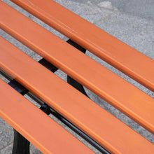 Sunyongfly Park Bench,Outdoor Garden Bench,Wooden seat,Double Outdoor Bench with backrest, for Squares, Parks, and Residential Areas(Size:120X53X70cm)