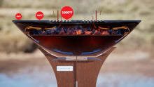 ARTEFLAME 40" Fire Pit with 2 Accessories | Gourmet Outdoor Cooking Essential | Backyard Patio Steakhouse Searing (No Base)