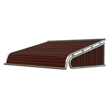 NuImage Awnings 1500 Series Aluminum Door Canopy with Sidewings Brick Red