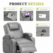Dual Motor Infinite Position Power Lift Recliner with Heat & Massage