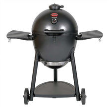 Char-Griller AKORN 20-Inch Kamado Charcoal Grill and Smoker, Triple-Wall Insulated Steel with Cast Iron Grates, Warming Rack and EasyDump Ash Pan, 445 Sq. In. Cooking Area, Graphite