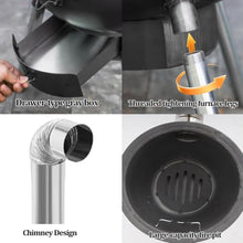 Multi-Functional Charcoal Stove, Portable Charcoal Barbecue Grill