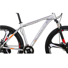 LZBIKE Aluminum Alloy Mountain Bike 21 Speed Shock Absorption Silver