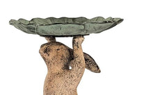 SPI Home Rabbit Birdbath Outdoor Garden Décor