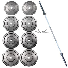 York Barbell Rubber Training Bumper Plate Set Black